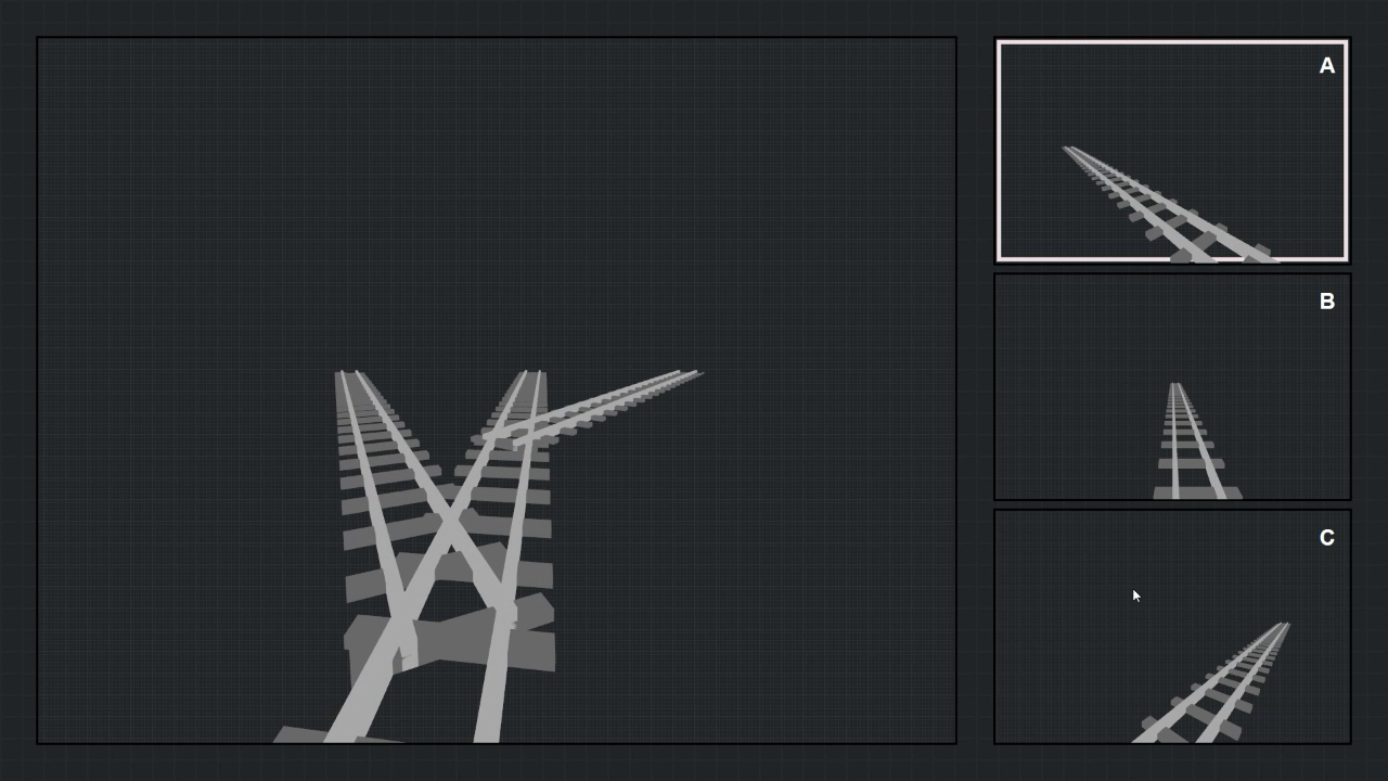 train tracks simulation